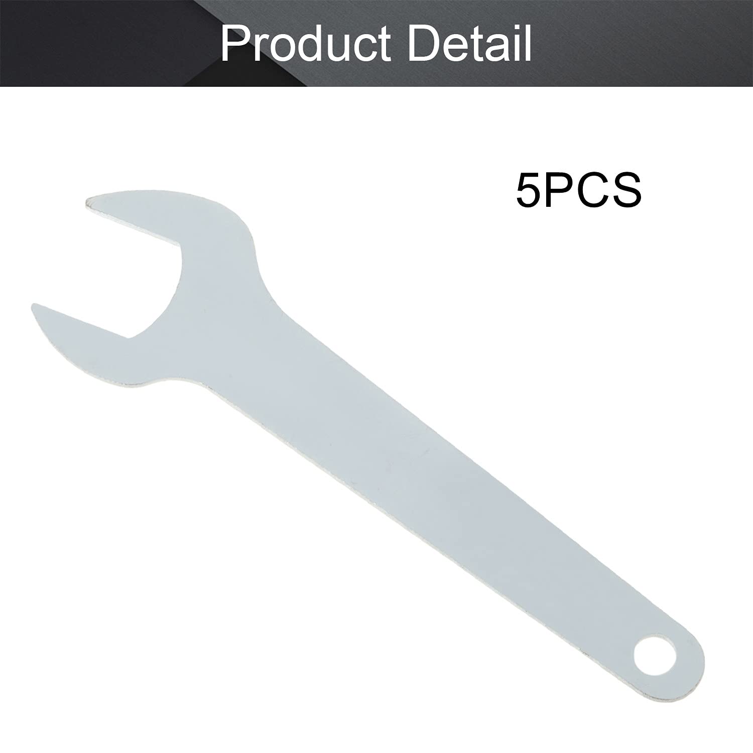 Utoolmart 5-Piece Angle Grinder Wrench Set - 22mm Open End Spanner for Makita 4100 Grinder - Perfect for Metal Cutting, Woodworking & DIY Projects