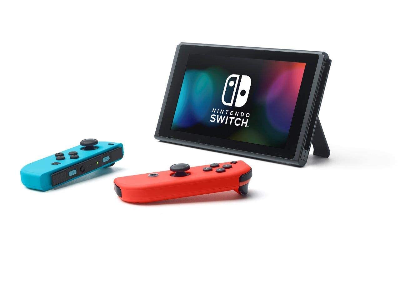 Nintendo Switch OLED Console 32GB with Neon Blue & Red Joy-Con - 6.2