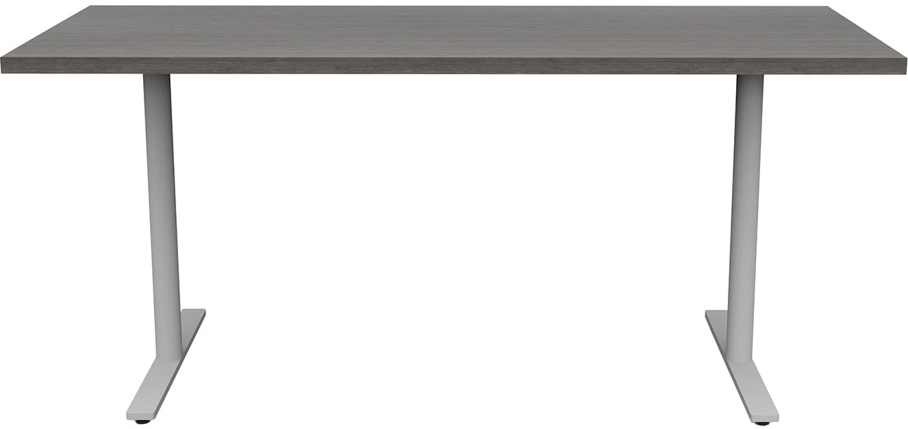 Safco JURNI 60 x 24 Inch Multi-Purpose Table with T-Leg Base and Glides - Perfect for Office, Classroom, Conference Room, and Home Use [JN6024NFXTGL]