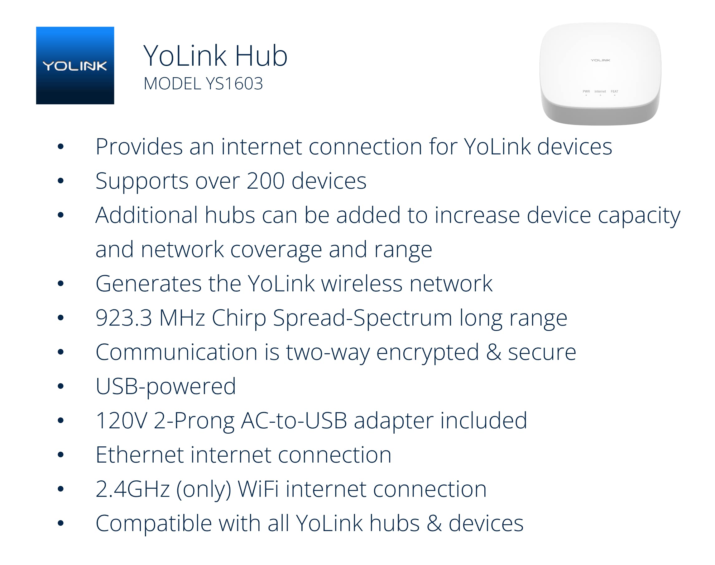 YoLink Smart Plug 4-Pack with Hub - 1/4 Mile World's Longest Range, Alexa & IFTTT Compatible, 10A Mini Outlet for Home Automation - Control Lights, Fans & Appliances Remotely from Anywhere - Perfect for Smart Homes, Vacation Houses & Energy Savings