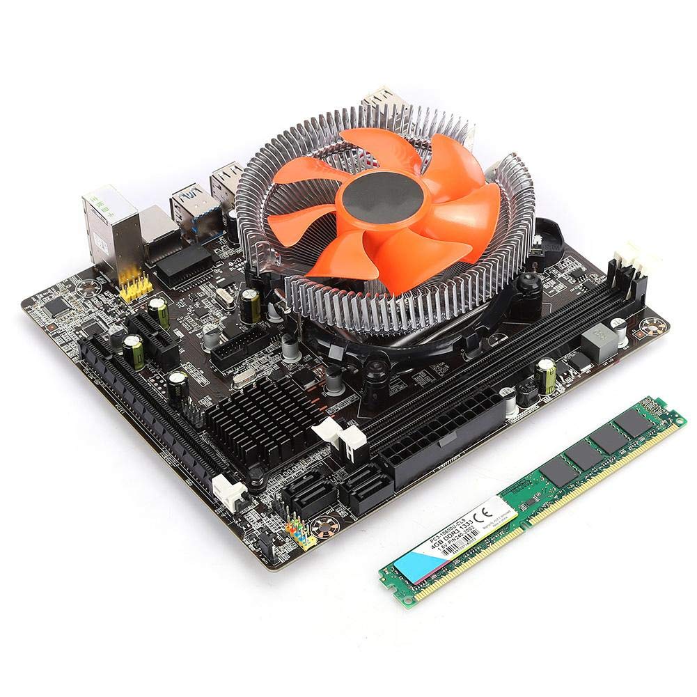 Intel B75 Desktop Motherboard with i5 CPU Support, DDR3 RAM, 4x SATA Ports, VGA & HDMI Dual Output - Perfect for Gaming PC Builds and Office Workstations