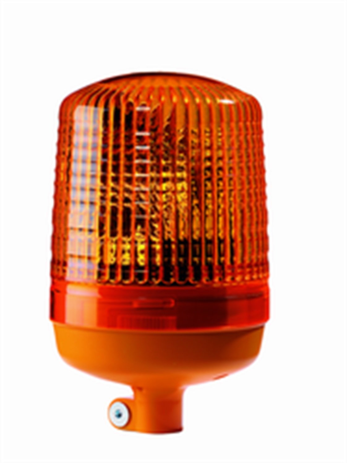 Hella 008060101 KL 7000 Series Amber Pole Mount Rotating Beacon Light - Heavy Duty Warning Light for Trucks, Construction, Emergency Vehicles & Industrial Safety