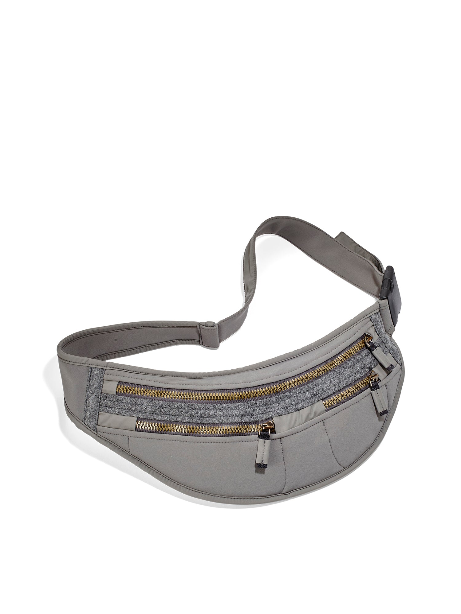 Stretch Belt Bag - Adjustable Waist Pack for Running, Hiking & Travel - Hands-Free Fanny Pack with Secure Zipper Pockets for Phone, Keys & Essentials