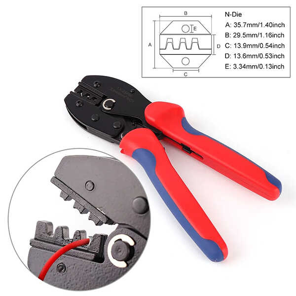 BougeRV Solar Panel Crimping Tool Kit - Professional PV Connector Pliers for Solar Cable Installation | Perfect for DIY Home Solar Projects & RV Off-Grid Systems