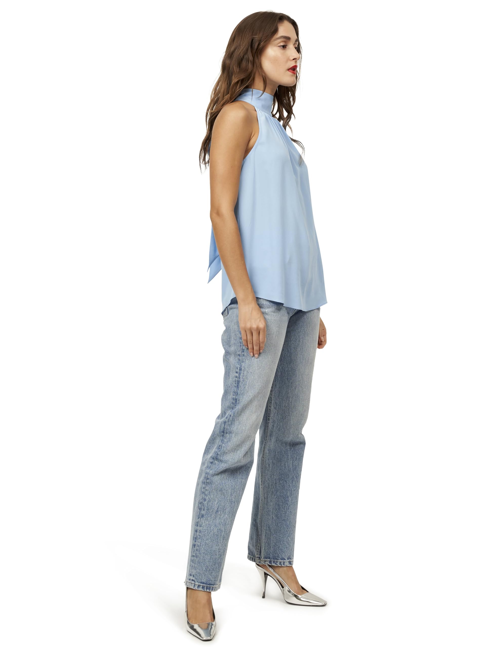 Women's Saint Solid Blouse - Elegant & Comfortable Equipment Blouse for Work, Office & Casual Wear | Perfect for Business, Dates & Everyday Outfits