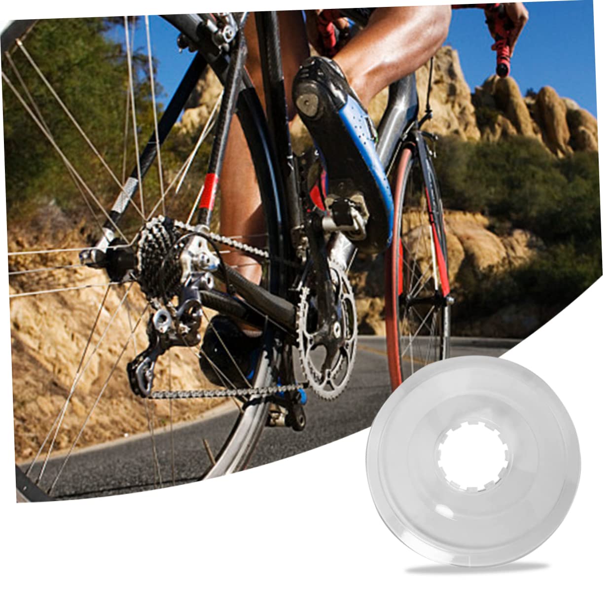 2pcs Bike Spoke Guards - Durable Plastic Spoke Protectors for Bicycles | Easy to Clean & Install | Perfect for Kids Bikes, Mountain Bikes & Commuter Bikes