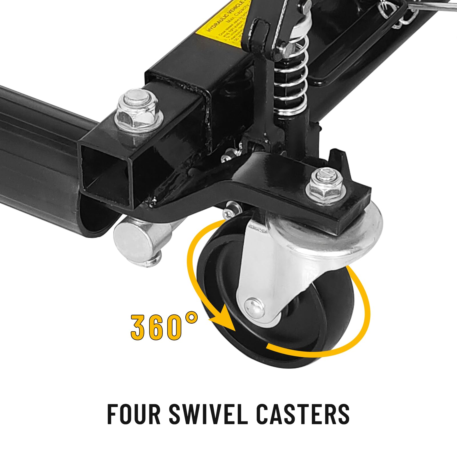 GARVEE 2 Pack Heavy Duty Car Wheel Dolly - 3000 lbs Capacity, Steel Construction with Ratcheting Foot Pedal for Vehicle Positioning - Ideal for Auto Repair, Car, Truck, RV & Trailer Maintenance