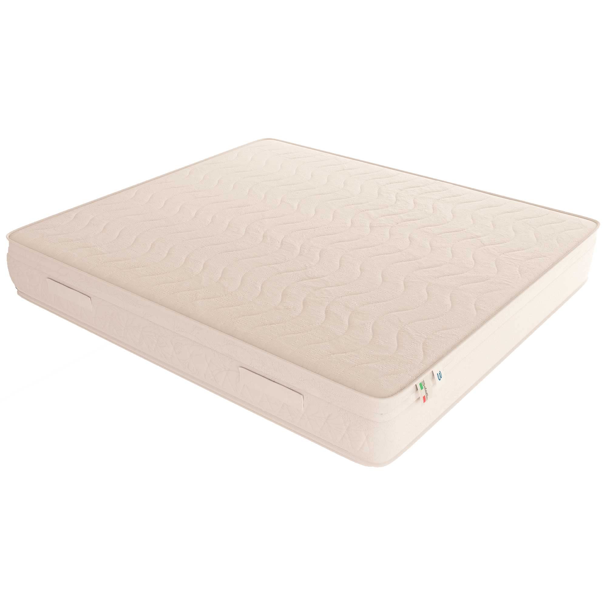 Baldiflex Amazonia Plus Memory Foam Mattress - 160x180x20cm Hypoallergenic & Anti-Dust Mite Cover, Premium Viscoelastic Mattress for Back Pain Relief - Perfect for Bedrooms, Guest Rooms & Dormitories