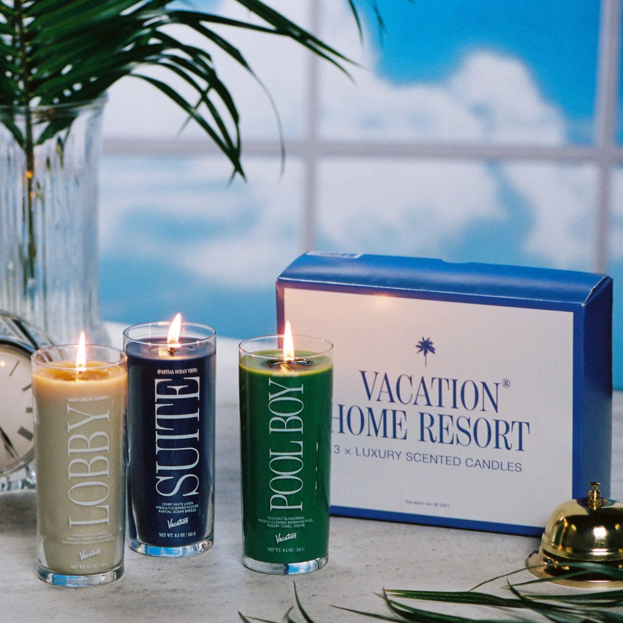 Luxury Scented Candles Gift Set - Home Resort Relaxation Aromatherapy for Spa, Bath, Bedroom & Yoga - 100% Soy Wax, Long-Lasting Fragrance (Pack of 3)