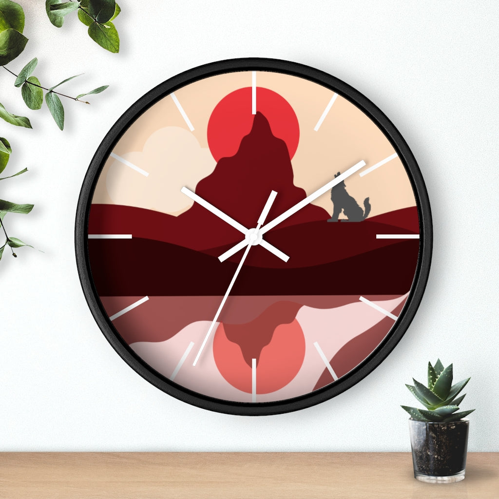 Stylish Southwest Midwest Wall Clock - Rustic Decor for Living Room, Kitchen & Office - Perfect for Home & Office Decor