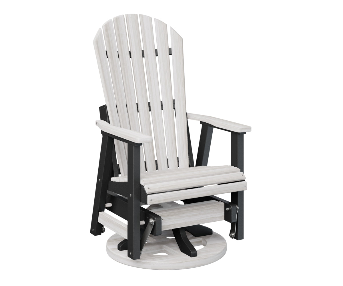 Berlin Gardens Comfo Back Swivel Glider - Outdoor Patio Rocking Chair with Smooth 360° Rotation, Weather-Resistant for Garden, Deck, Porch & Poolside Relaxation
