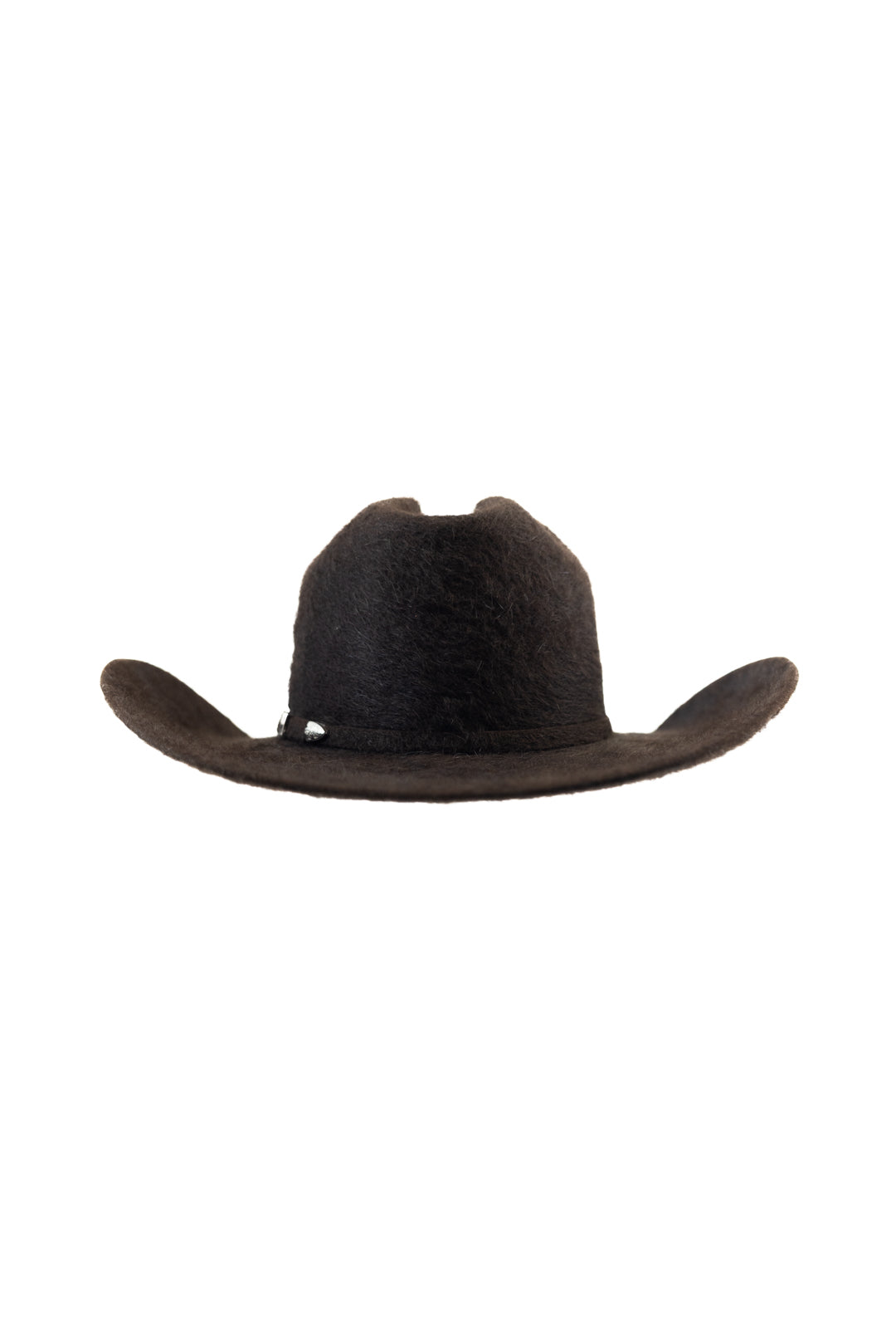 Rock'em 10X Chocolate Grizzly Fur Open Crown Felt Cowboy Hat for Men - Western Rodeo Rancher Style - Perfect for Country Music Festivals, Rodeos & Outdoor Adventures