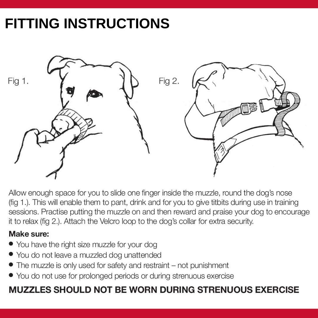 Soft Breathable Nylon Dog Muzzle for Large Dogs (5XL) - Prevent Biting & Chewing - Comfortable & Adjustable - Perfect for Training, Grooming & Vet Visits - Black