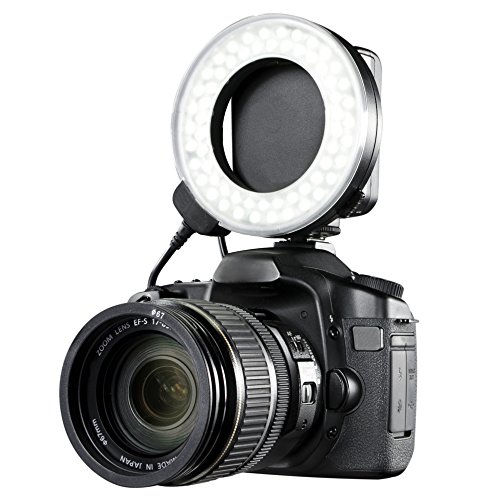 Canon EOS Rebel T5i Macro LED Ring Light - Dual Flash for Photography