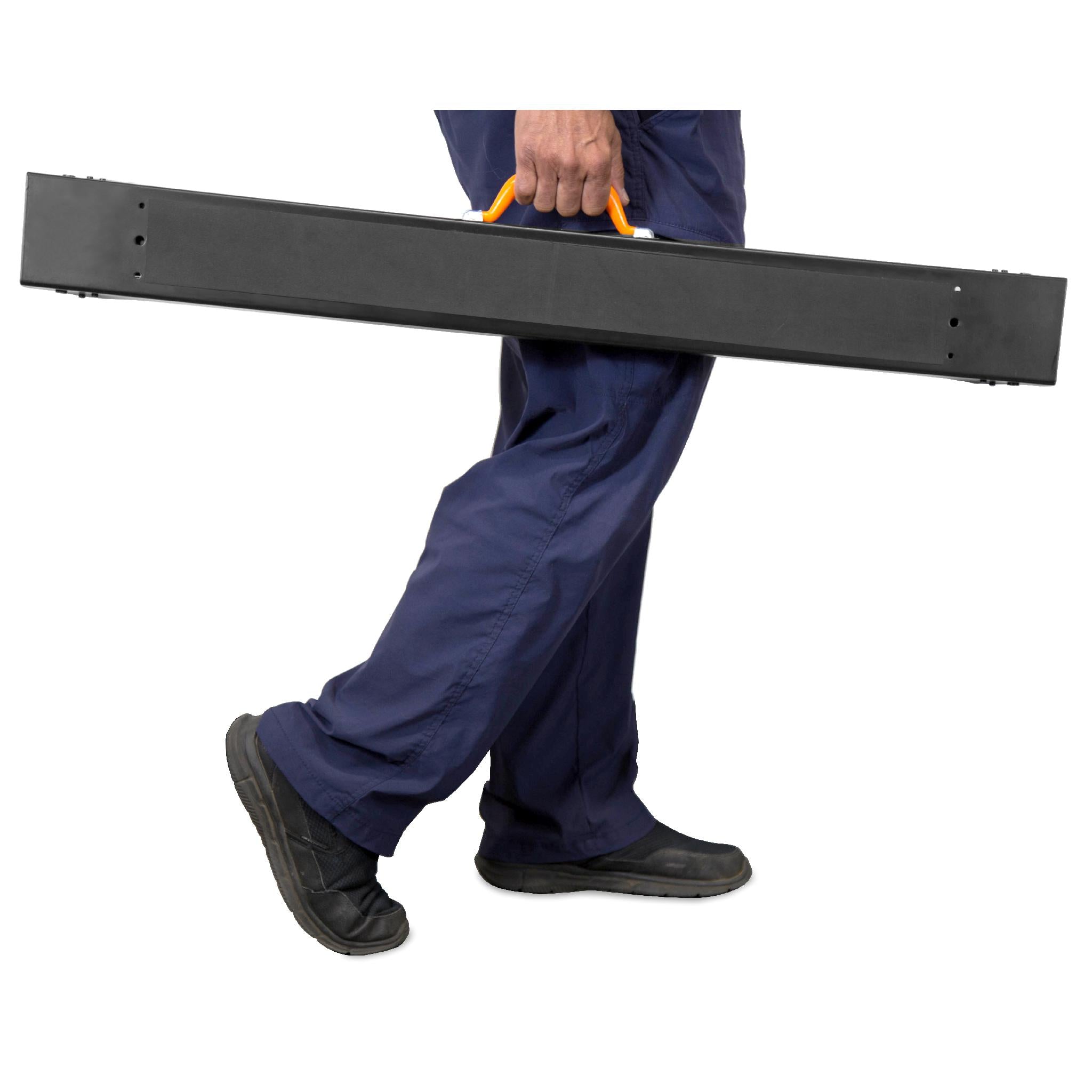 WEN MSA15 38-Inch Folding Height Adjustable Steel Saw Horse - 1500 lb Capacity for Woodworking, Construction & DIY Projects
