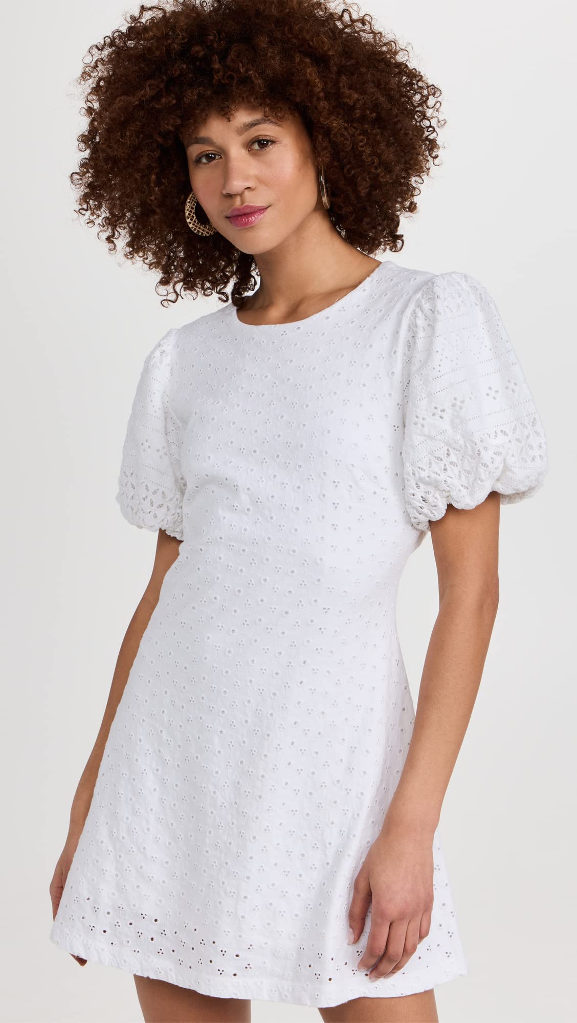 Free People Women's Apricot Rose Mini Dress - Flowy Summer Sundress with V-Neck & Ruffle Sleeves | Perfect for Beach Vacations, Date Nights & Outdoor Parties