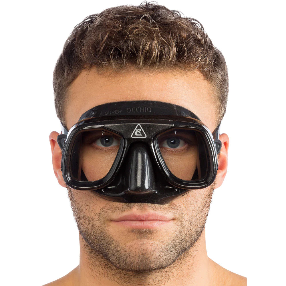 Cressi Superocchio Dive Mask - Anti-Fog Scuba & Snorkeling Gear for Clear Underwater Vision - Perfect for Ocean Exploration, Swimming, and Water Sports