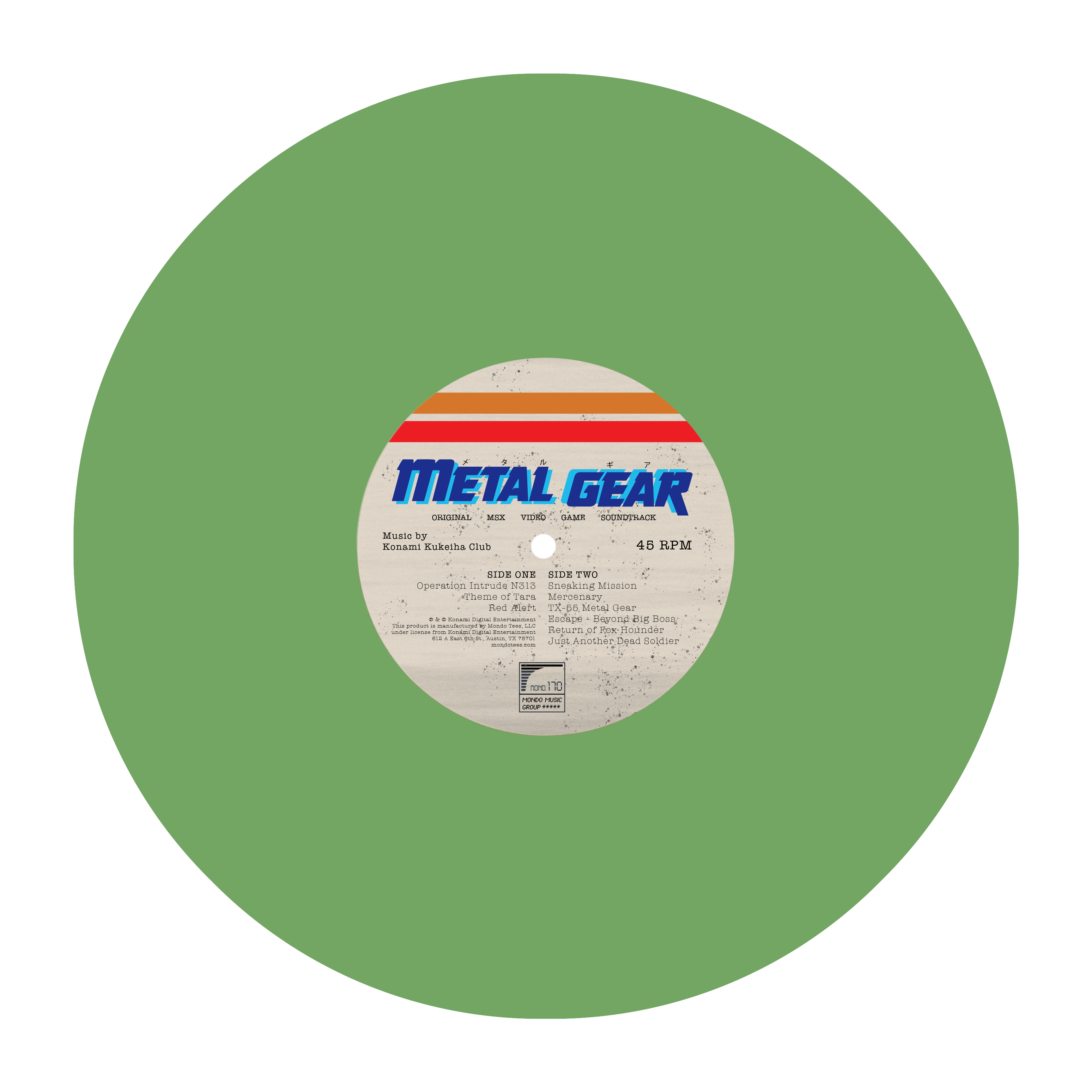Metal Gear - Original MSX2 Video Game Soundtrack 10 | Classic Gaming Music Collection | Perfect for Retro Gaming Enthusiasts & Nostalgic Background Music