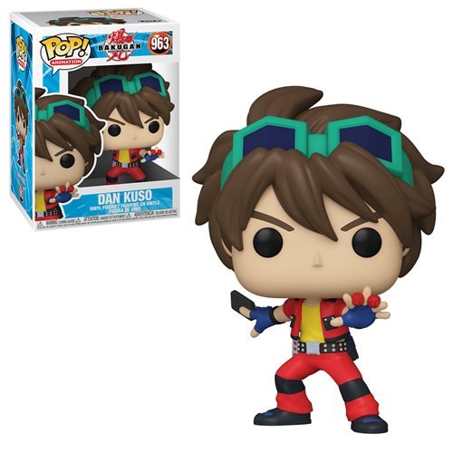 Bakugan Battle Brawlers Dan Kuso Pop! Vinyl Figure #963 - Anime Collectible for Fans & Gift for Gamers
