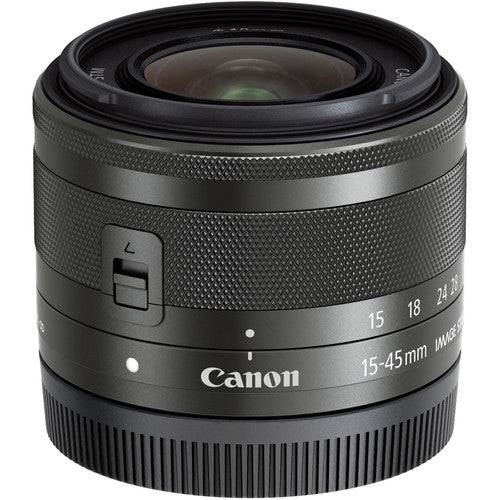 Canon EF-M 15-45mm f/3.5-6.3 IS STM Lens - Compact & Lightweight APS-C Zoom Lens for Canon Mirrorless Cameras - Perfect for Travel, Vlogging & Everyday Photography