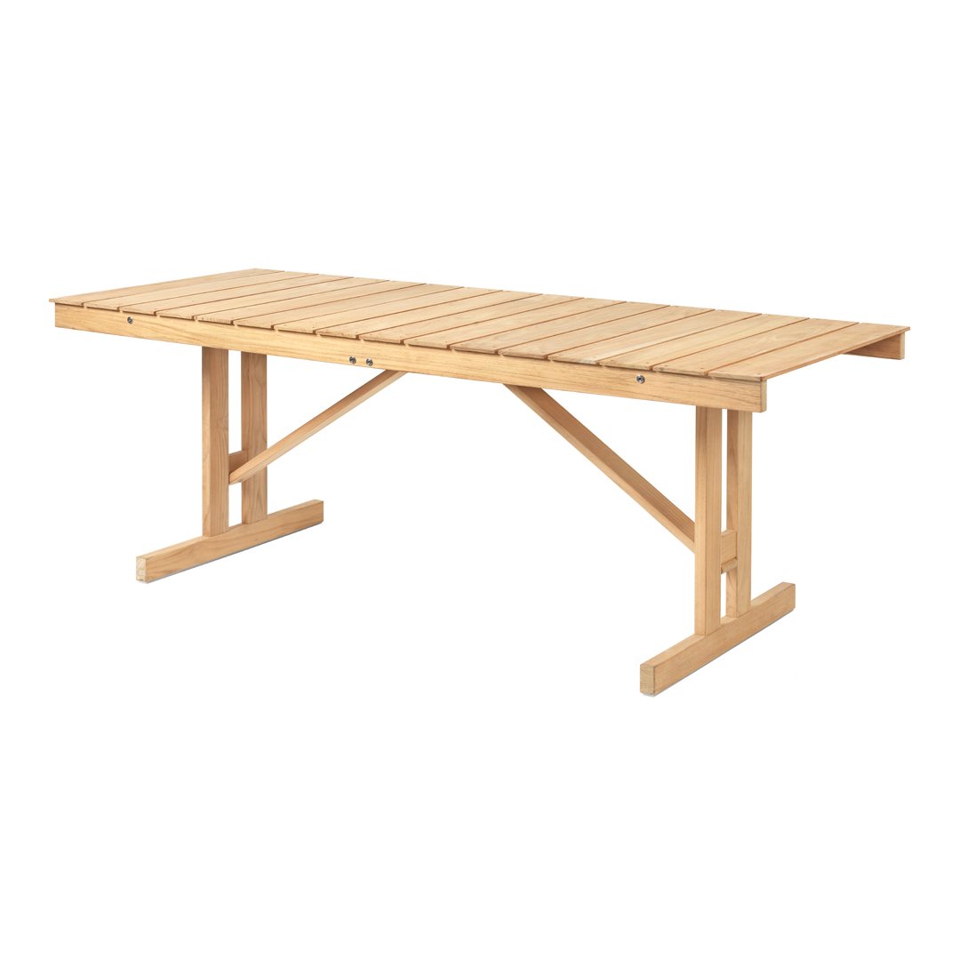BM1771 Outdoor Patio Dining Table - Durable Weatherproof Metal & Glass Design for Garden, Backyard, Poolside - Perfect for Al Fresco Dining & Entertaining