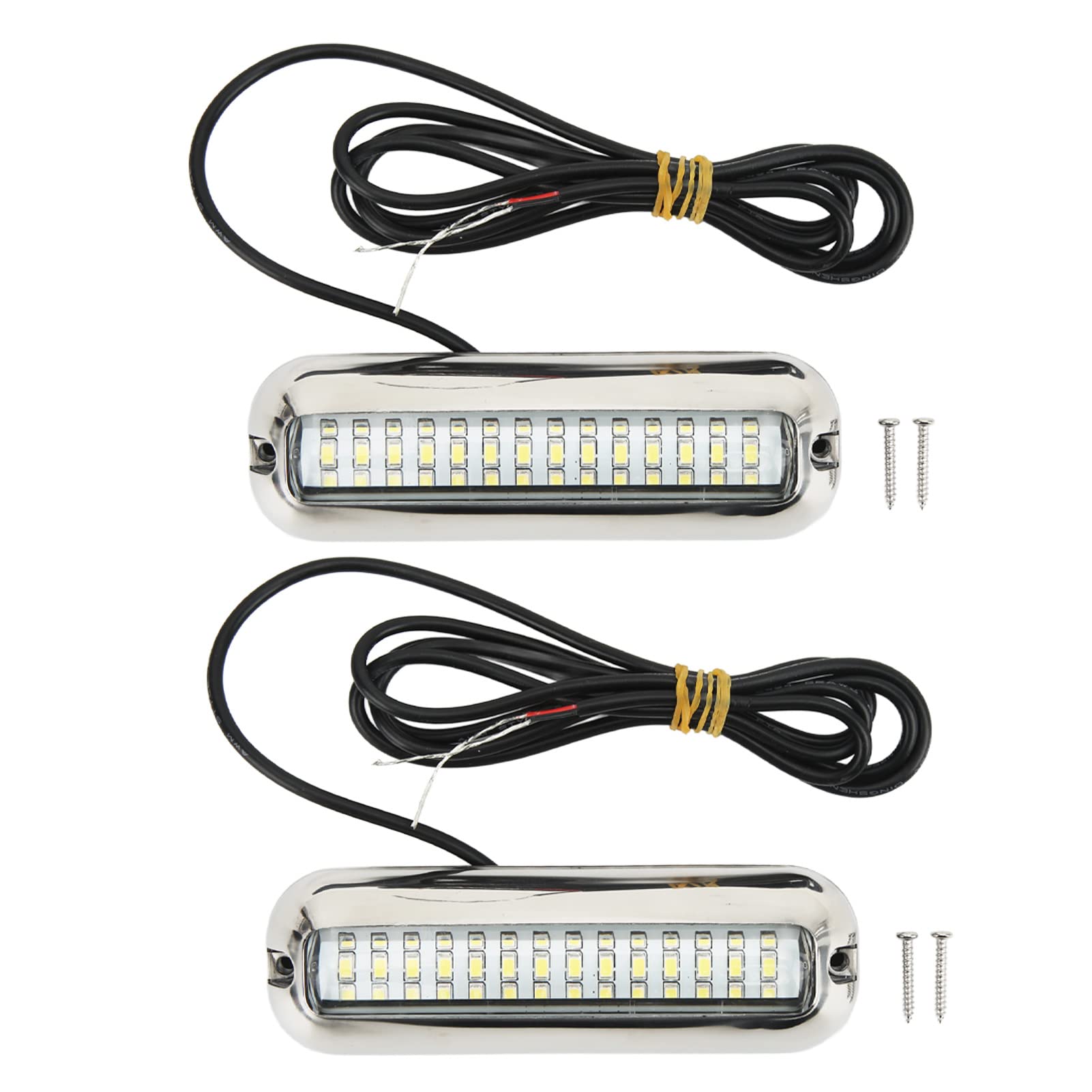 42 LED Waterproof Marine Boat Light - 10-30V DC Underwater LED Light for Yachts & Boats (White) | Perfect for Night Fishing, Dock Lighting & Underwater Decoration