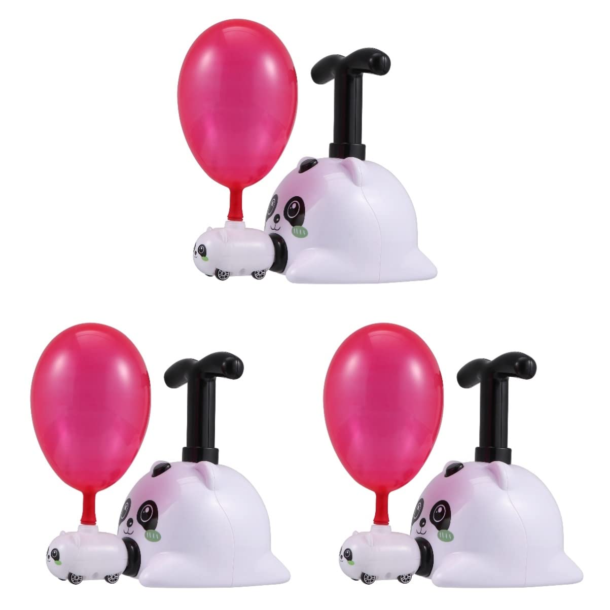 NOLITOY 3-Pack Balloon Powered Race Car Toy Set - STEM Aerodynamic Balloon Launcher Cars for Kids - Fun Educational Science Toys for Birthday Parties & Classroom Activities