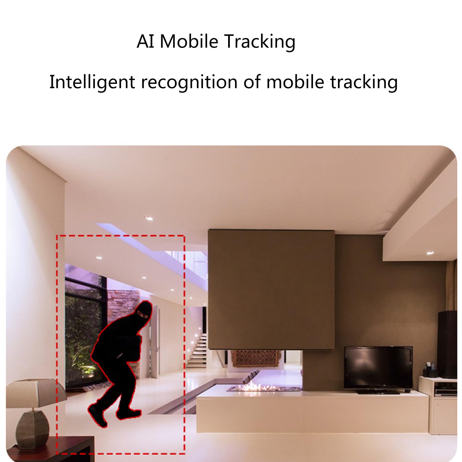 Outdoor Security Camera with Dual Lens, WiFi, Motion Detection & Auto Tracking - 1080P HD, Two-Way Talk, Alarm Alerts - Ideal for Home, Garage, and Business Surveillance