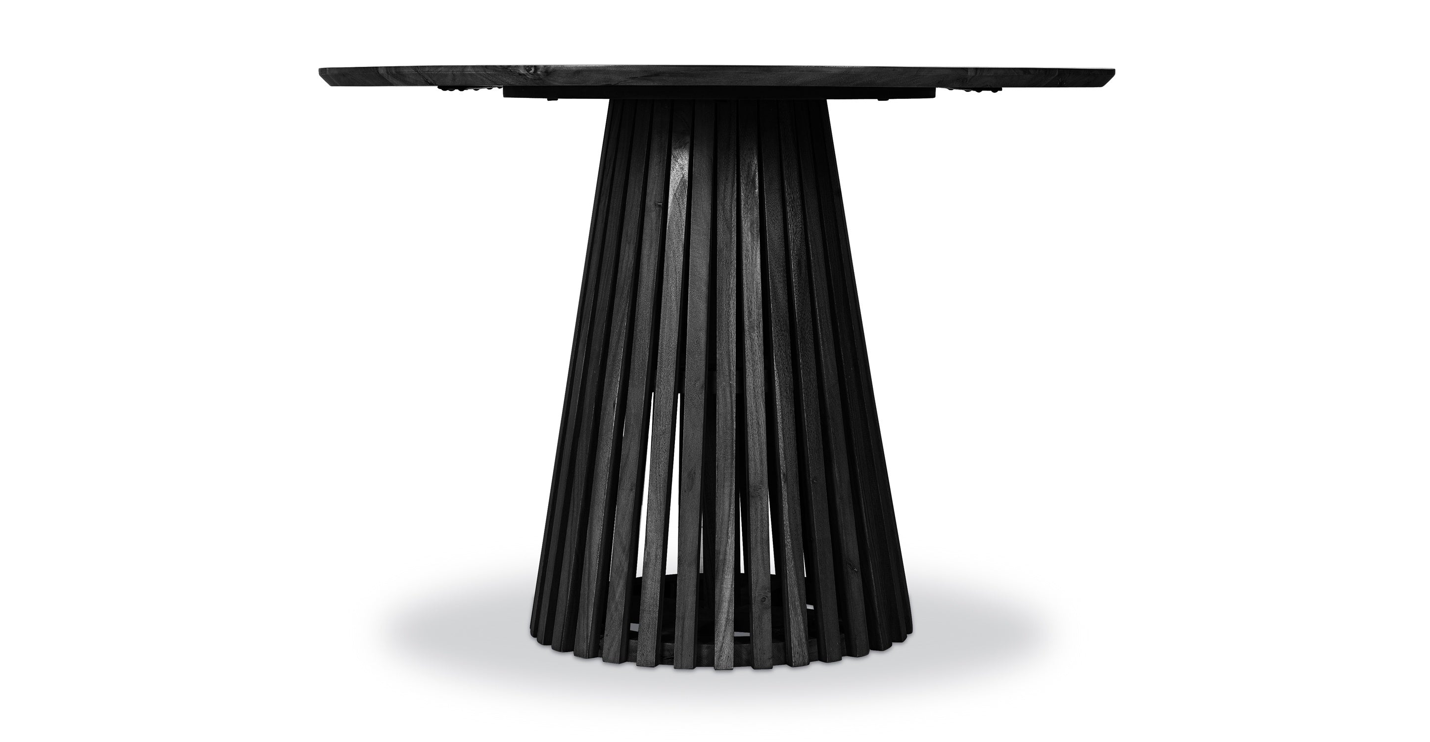 Gigi 46-Inch Round Dining Table - Modern Wood Kitchen Table for Small Spaces, Breakfast Nook & Cozy Family Meals