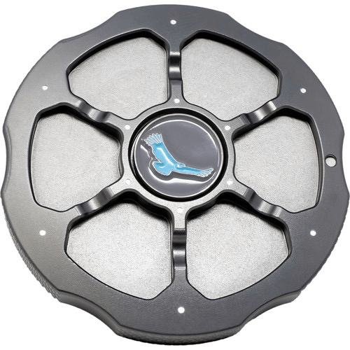 Kondor Blue Aluminum Body Cap for Sony E Mount Cameras (Space Gray) - Durable Lens Protection for Travel & Photography