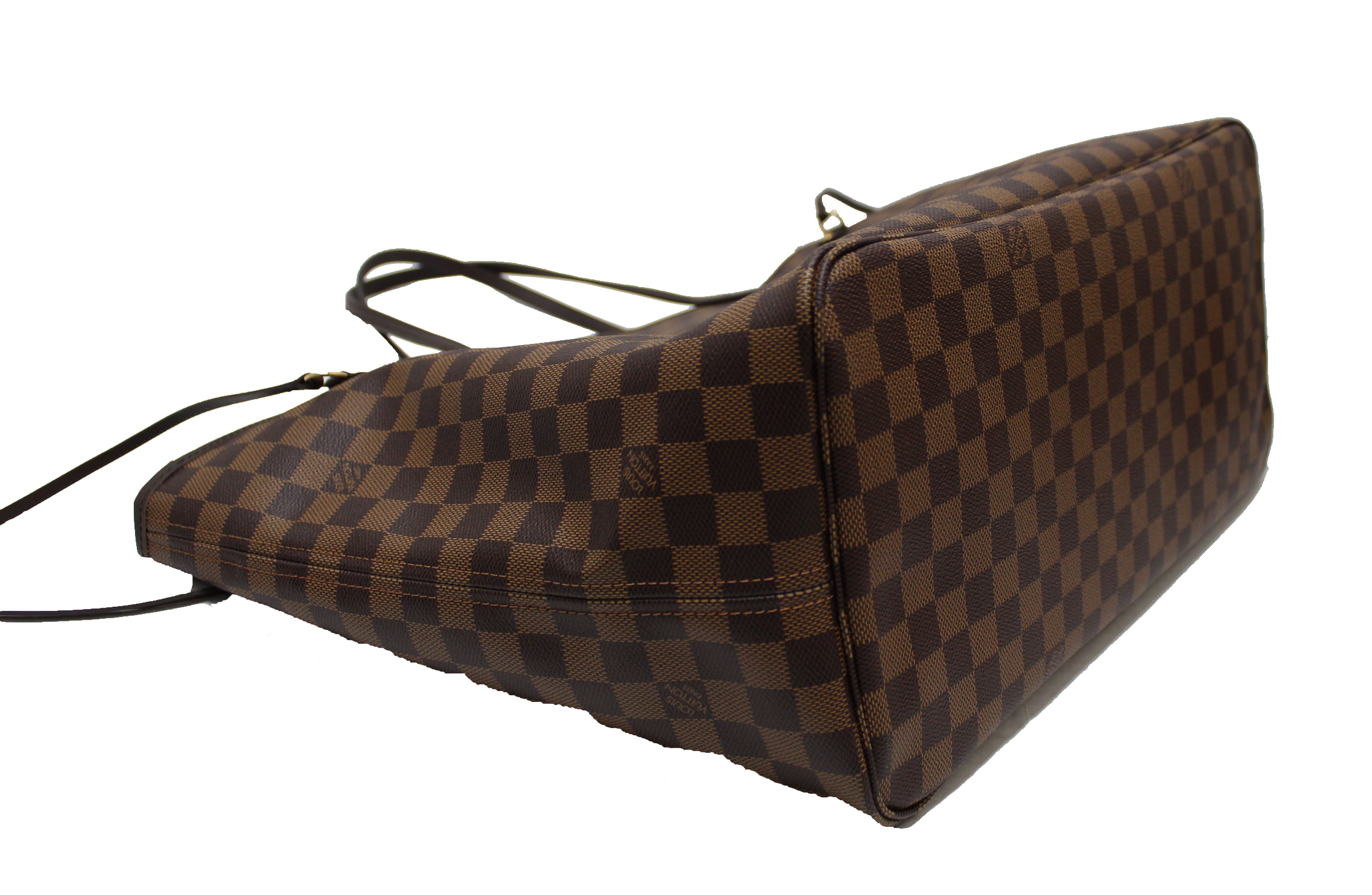 Authentic Louis Vuitton Damier Ebene Neverfull GM Tote Shoulder Bag - Luxury Designer Handbag for Women, Spacious Work & Travel Bag, Perfect for Office, Shopping & Daily Use