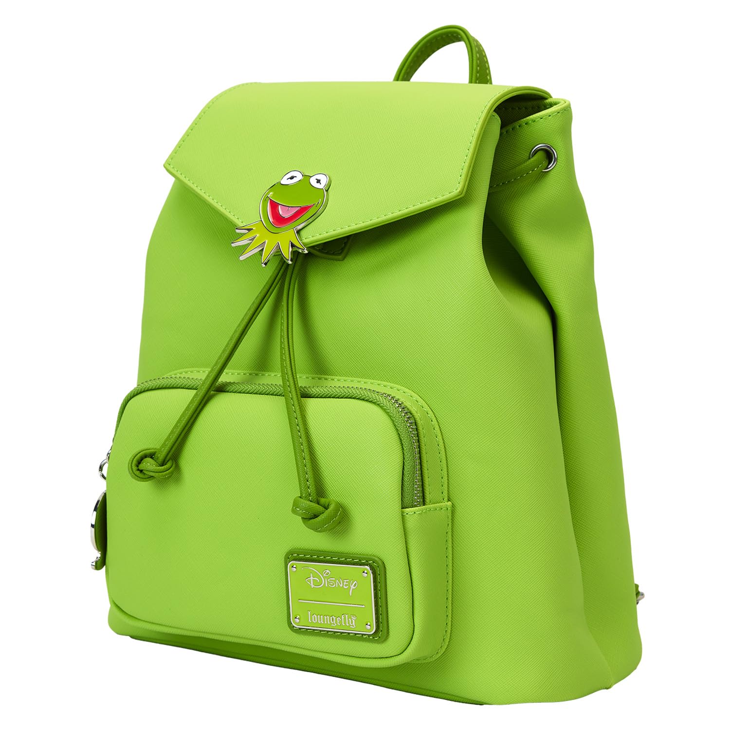 Disney The Muppets Kermit The Frog Mini Backpack by Loungefly - Cute Small Crossbody Bag for Women, Girls, Disney Fans - Perfect for Theme Parks, Travel, School & Everyday Use