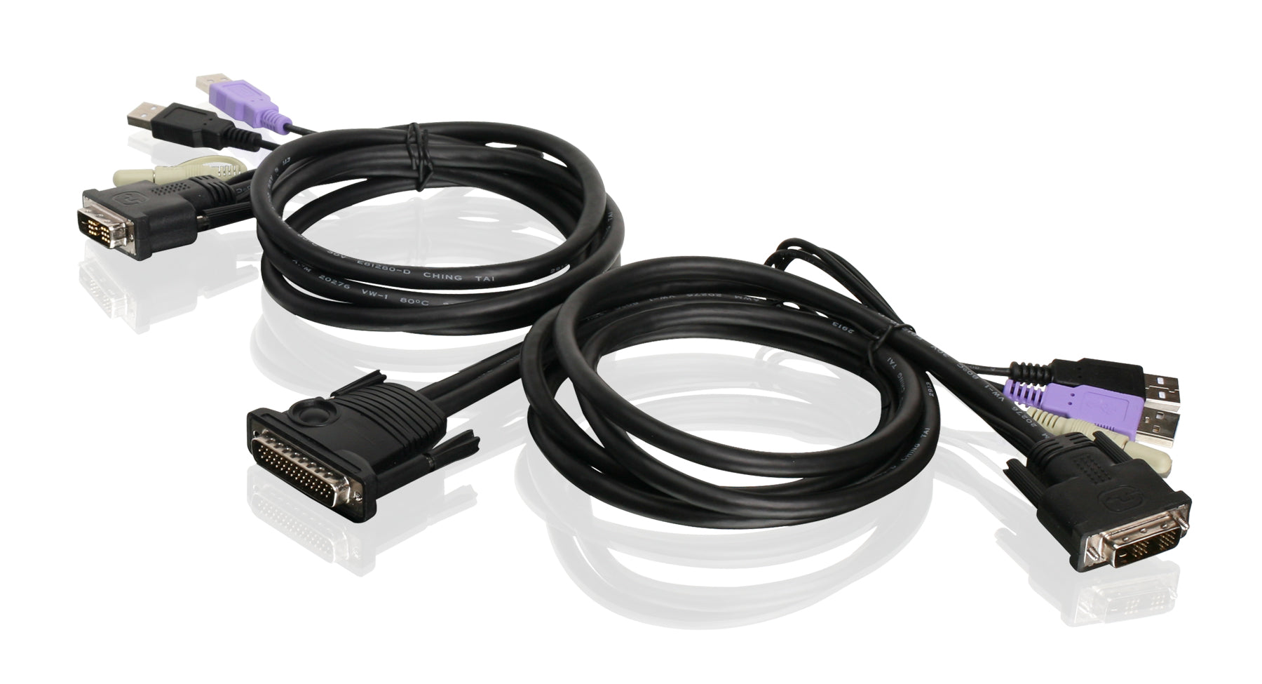 10ft (3m) Dual Computer USB DVI KVM Cable with Audio - High-Speed Switch for 2 PCs, 4K Video & Stereo Sound - Perfect for Home Office, Gaming & Multi-Task Workspaces