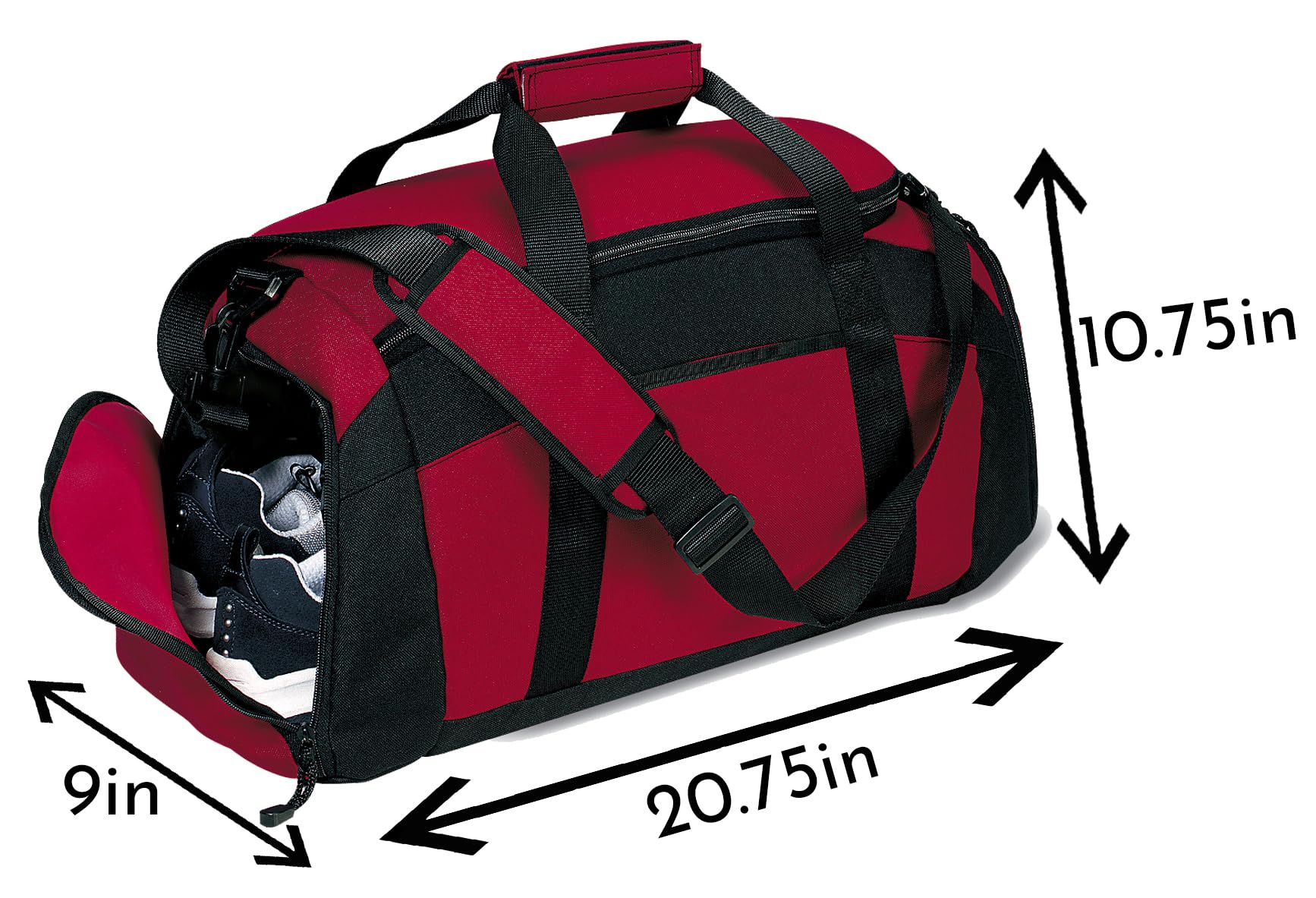 Custom Embroidered Gym Duffle Bag for Women & Men - Personalized Travel & Overnight Bag with Text - Perfect for Workouts, Cheerleading, Weekend Trips & Business Travel