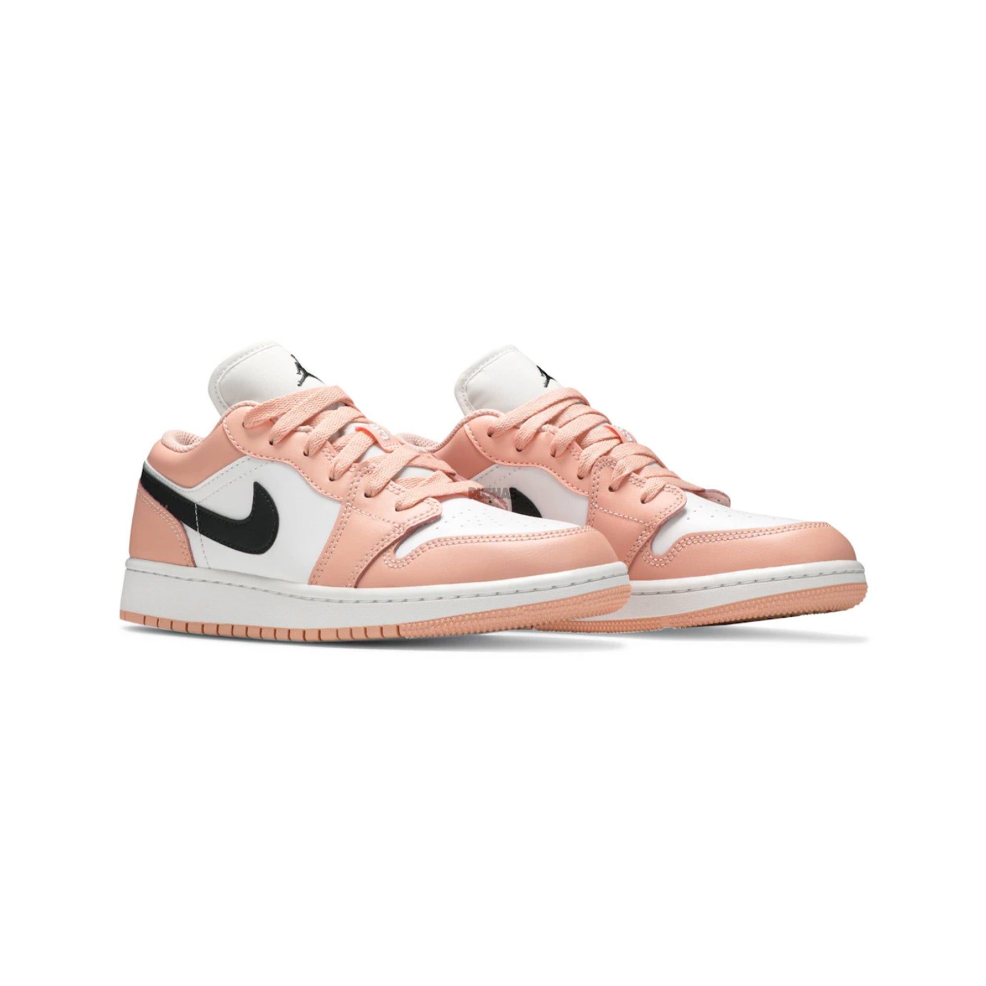 Air Jordan 1 Low 'Light Arctic Orange Pink' GS Sneakers - Girls' Basketball Shoes for Casual Wear & Street Style Fashion