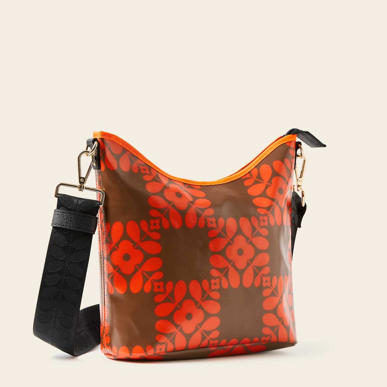 Elegant Crossbody Bag with Lattice Flower Tile Design - Perfect for Daily Use, Travel, and Shopping