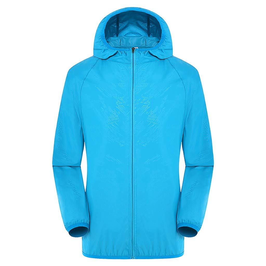Men's & Women's Plus Size UV Protection Cooling Jacket - SPF50 UPF Sun Protection, Breathable Quick-Dry Workwear with Built-in Fan | Ideal for Summer Outdoor Work, Hiking & Sports