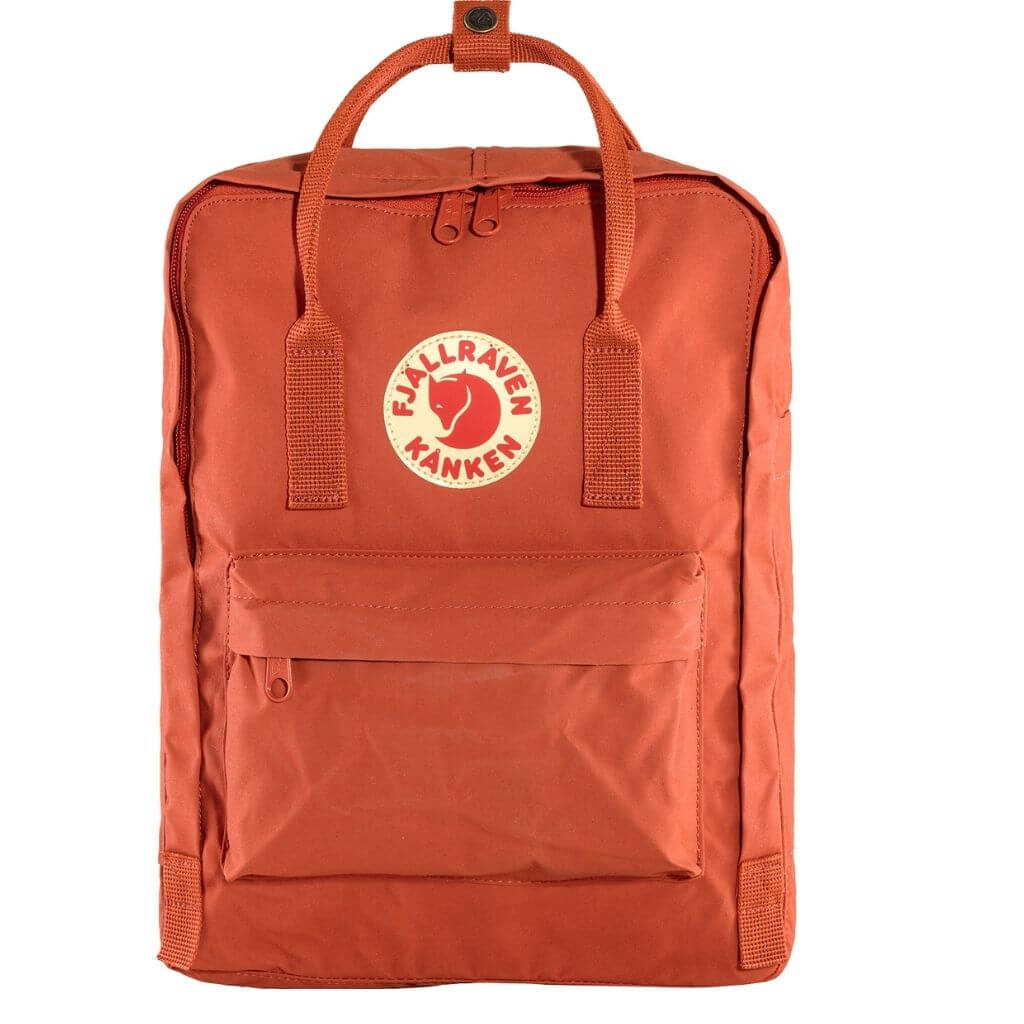 Fjallraven Kanken Backpack - Lightweight Durable Laptop Backpack for School & Travel, Rowen Red | Perfect for Students, Hiking & Everyday Use