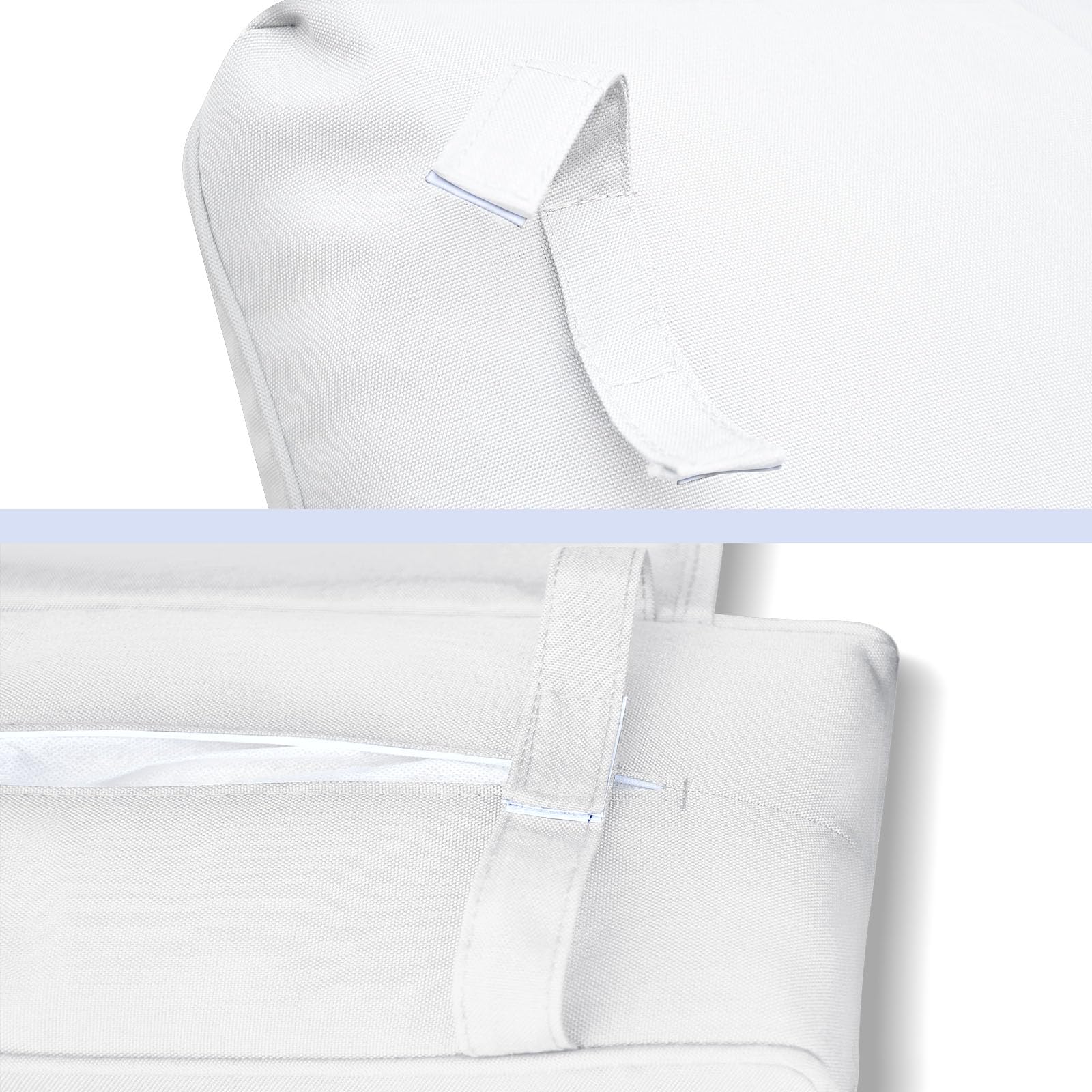 **Indoor Outdoor Recliner Replacement Cushion - Washable Patio Furniture Chair & Sofa Cushion with UV & Fade Protection, Water-Resistant, Deep Seat Design (Ivory) - Perfect for Backyard, Poolside, and Patio Relaxation**
