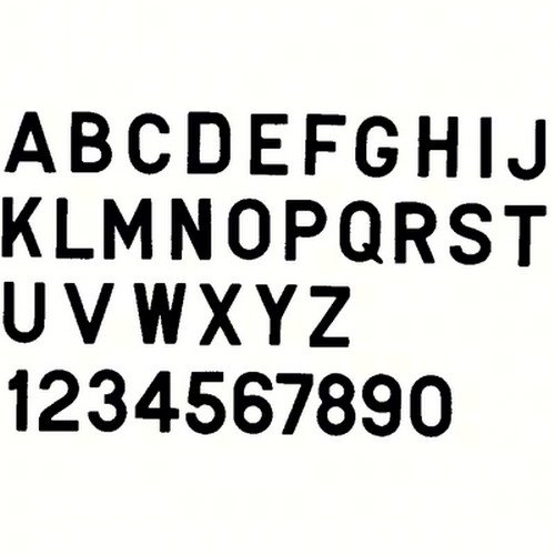 Bernard Engraving PS30BQ 3-Inch Black Letter Sticker - Perfect for Labeling, Organizing & Personalizing Items at Home, Office or Workshop
