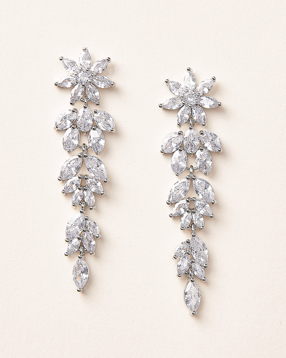 Charming Chantal CZ Stud Earrings - Sparkling Cubic Zirconia Jewelry for Women, Perfect for Parties, Weddings & Everyday Elegance