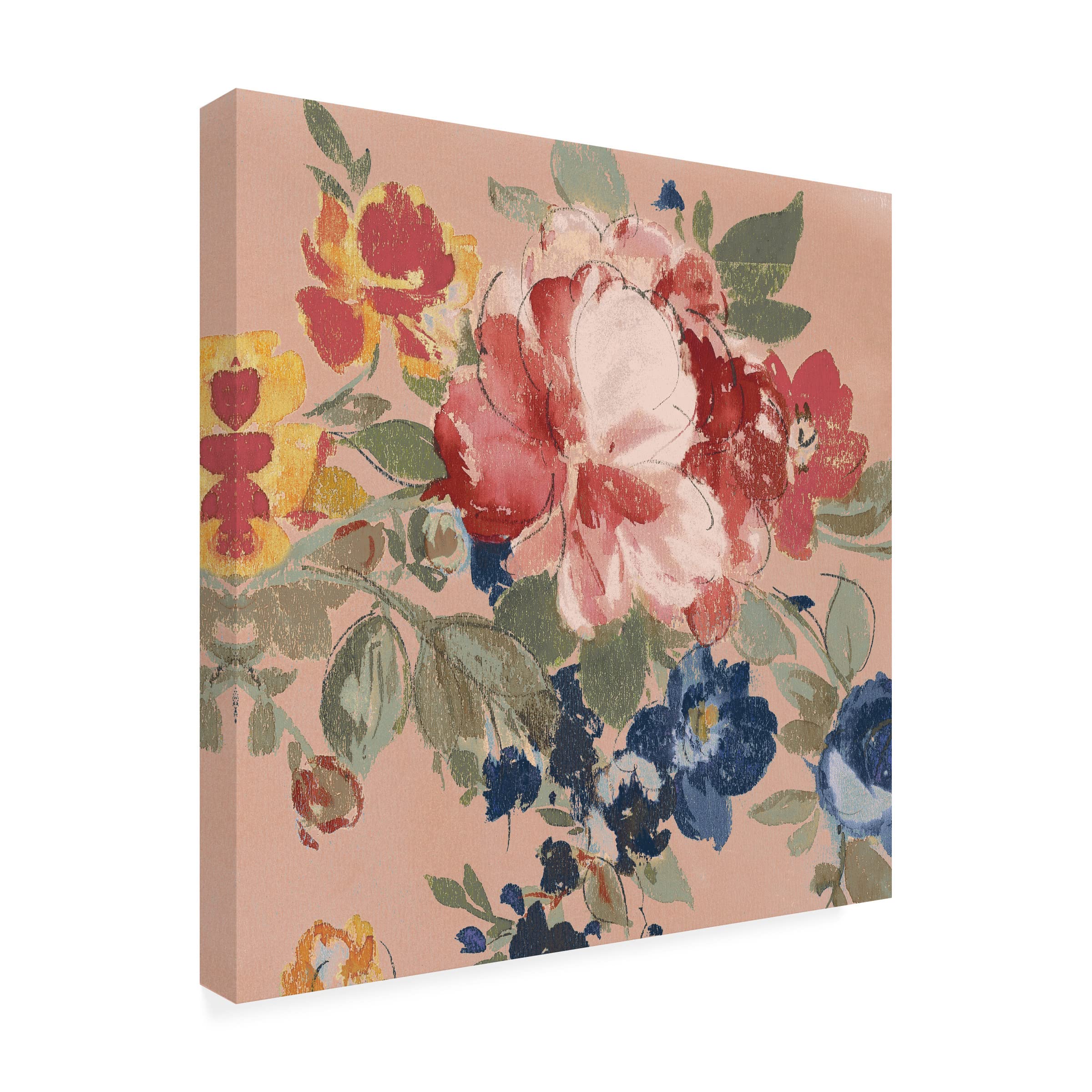 Trademark Fine Art 'Terra Garden I' Canvas Wall Art Print by Wild Apple Portfolio - Nature Inspired Botanical Decor for Living Room, Bedroom & Office