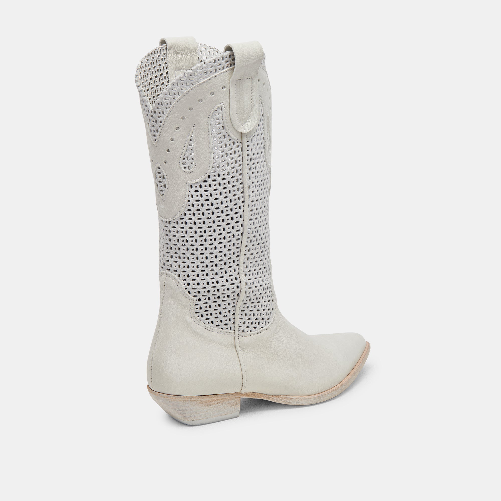 Ivory Leather Ranch Boots for Women & Men - Durable Western Cowboy Boots for Riding, Work & Outdoor Activities