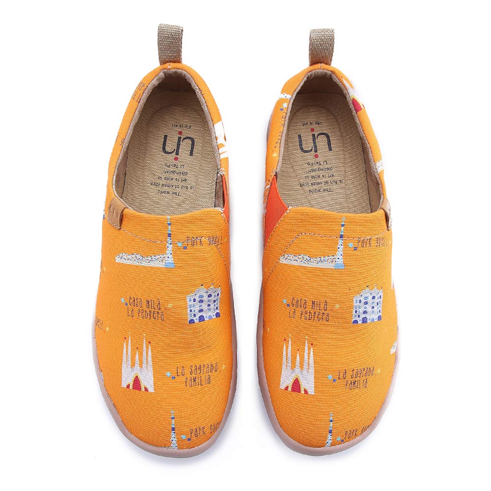 UIN Men's & Women's Casual Slip-On Canvas Loafers - Lightweight Comfortable Walking Shoes for Travel, Work & Everyday Wear