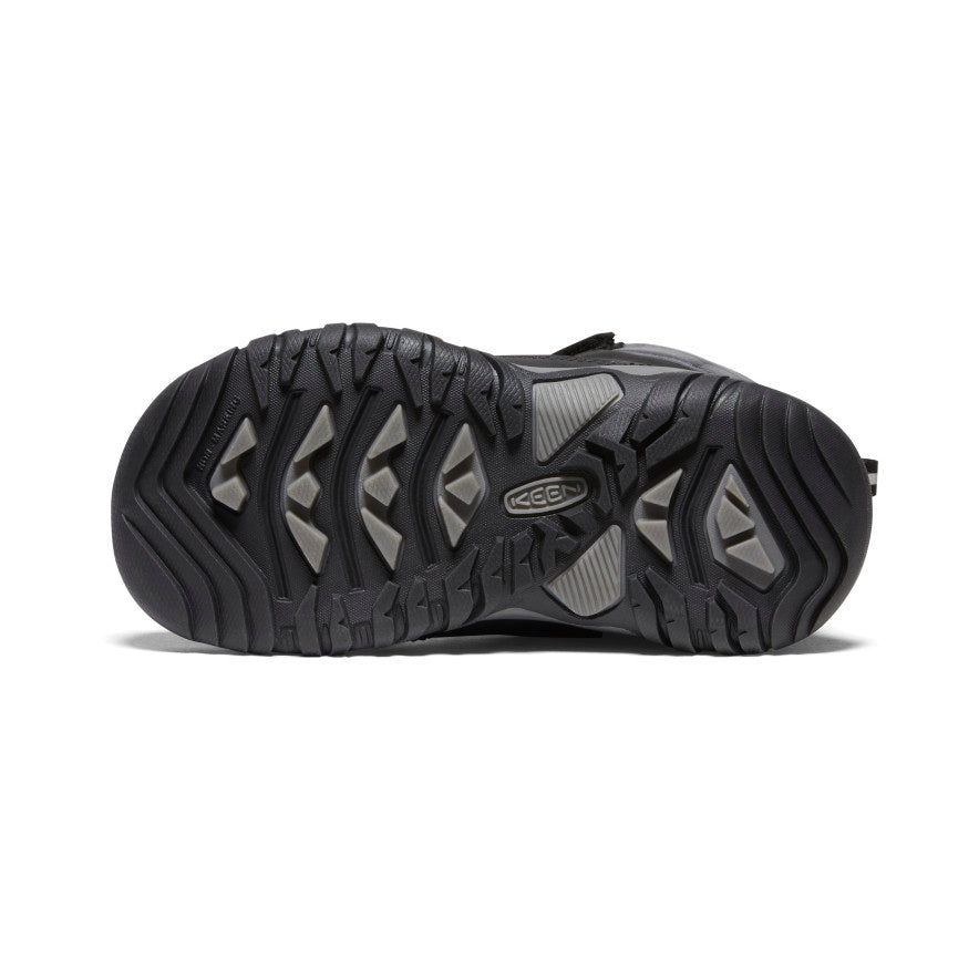 Kids' Kanibou Waterproof Winter Snow Boots - Black/Magnet - Warm & Comfortable for Outdoor Play, Snow Days & Cold Weather Adventures