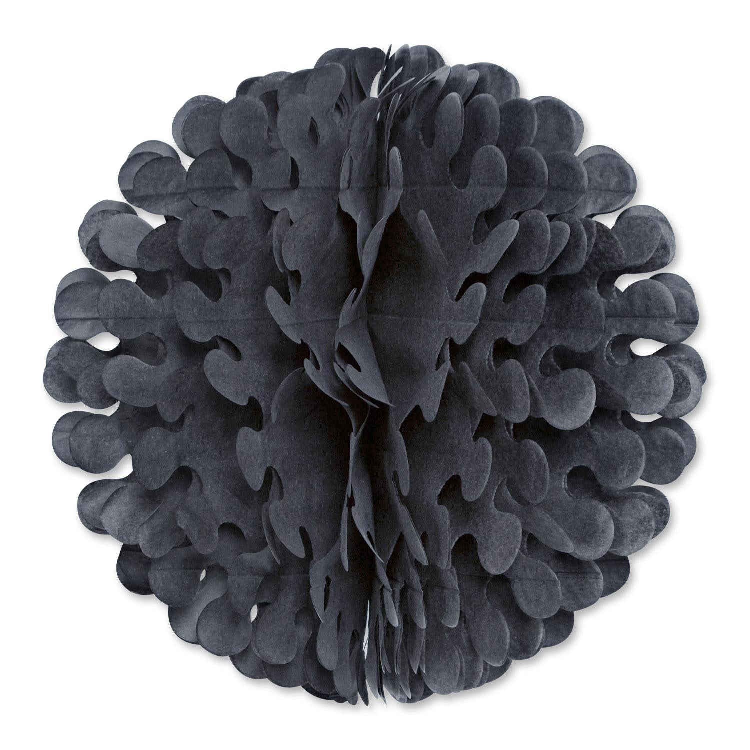 12 Pack Beistle 19 Inch Black Tissue Flutter Party Balloons - Bulk Decoration for Birthday, Wedding & Baby Shower Parties