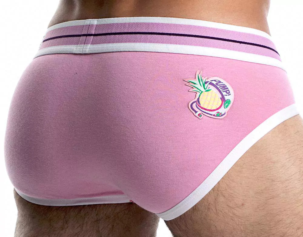 PUMP! Space Candy Brief Pink - Soft & Comfortable Women's Underwear for Everyday Wear - Perfect for Workout, Lounge & Sleep