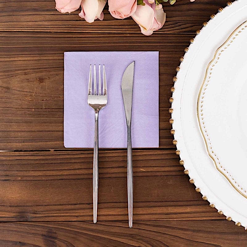 50 Soft 2-Ply Disposable Paper Napkins for Dinner, Cocktail Parties & Events - Premium Quality Tableware for Home, Restaurants & Catering