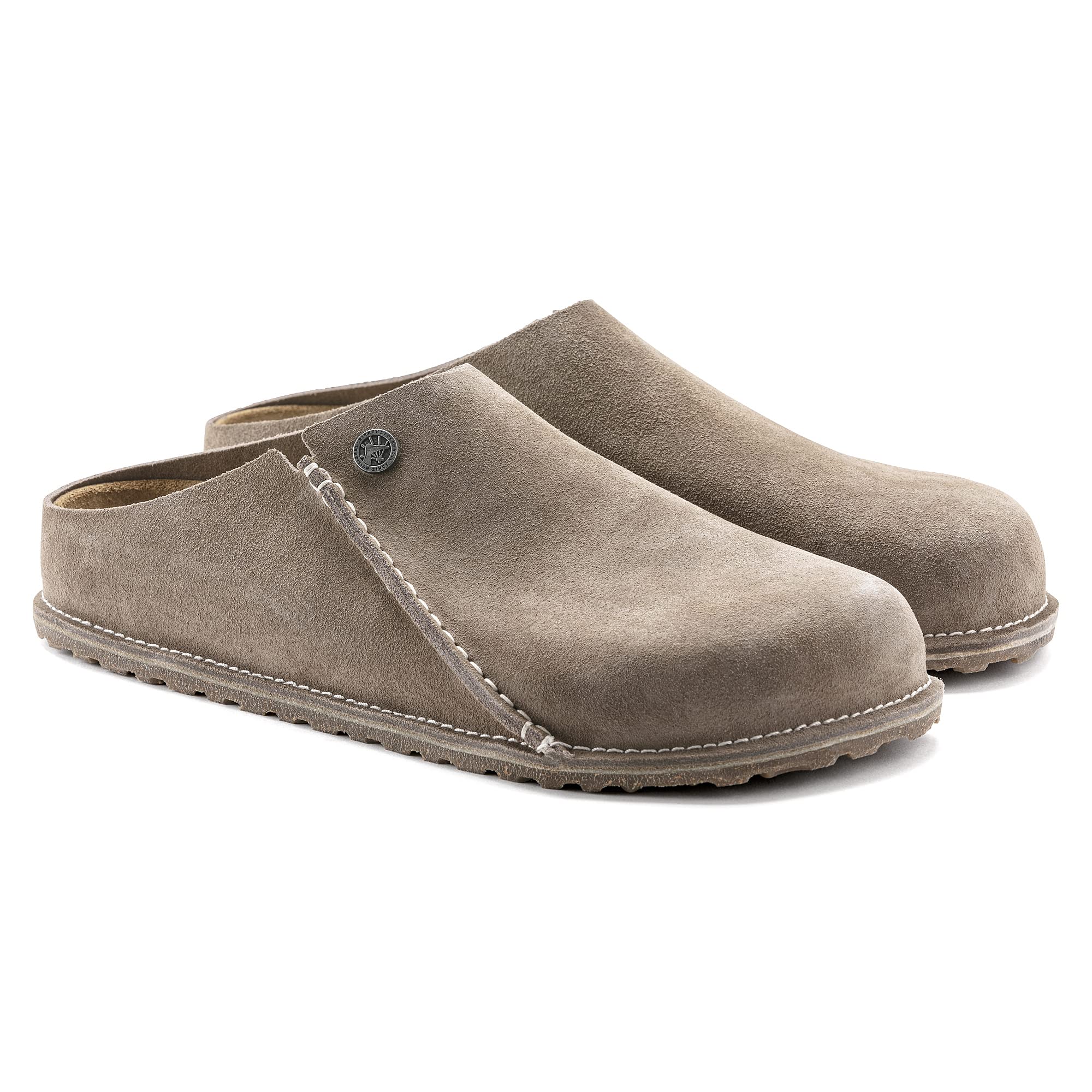 Birkenstock Women's Boston Soft Footbed Clogs - Iron Oil Leather Narrow Fit (EU 36) | Comfortable House Slippers for Home & Office Wear