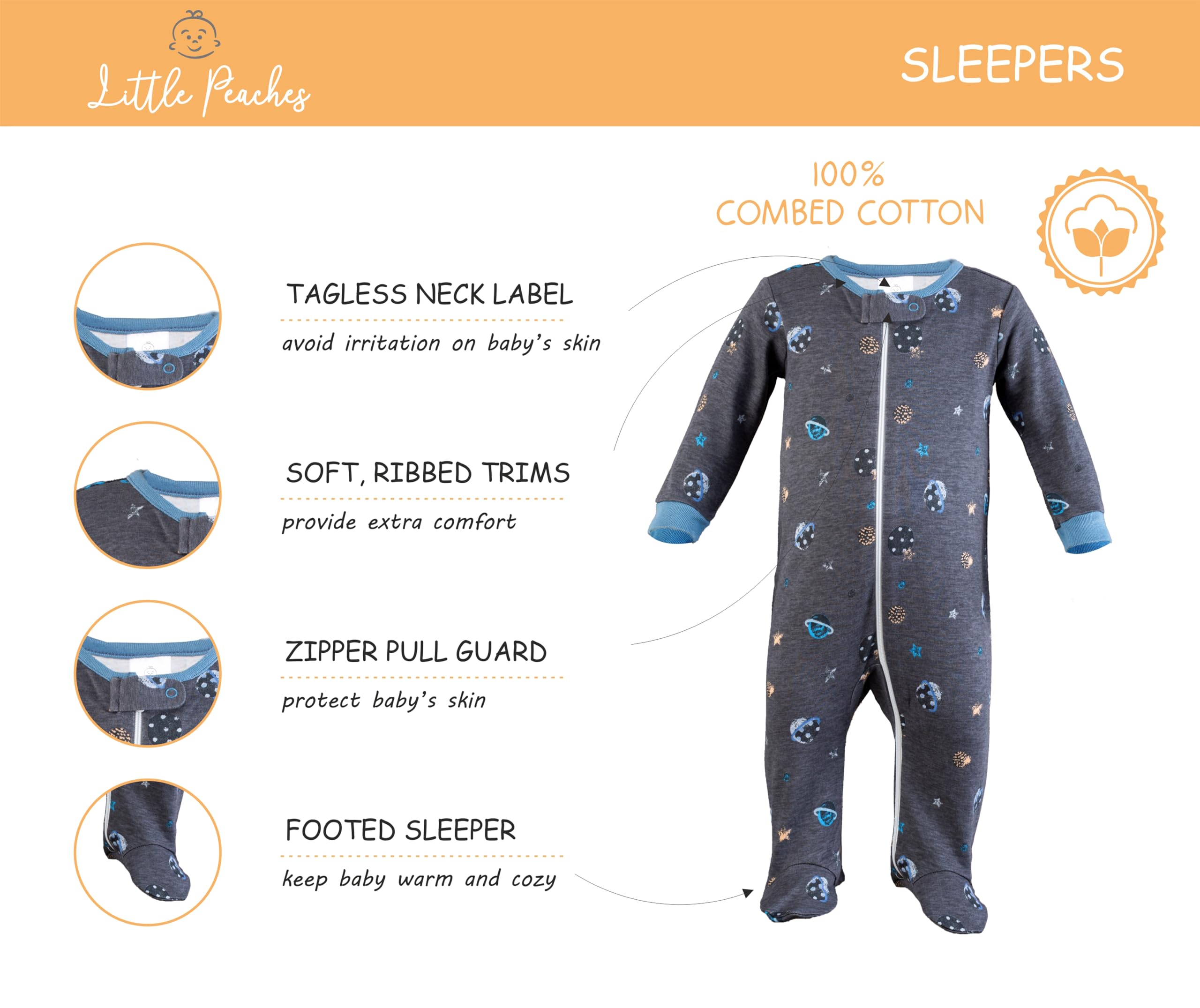 Newborn Baby Clothes Gift Set for Girls & Boys 0-3 Months - Soft Cotton Layette Outfits with Matching Accessories | Perfect for Baby Showers, Hospital Photos & First Outings